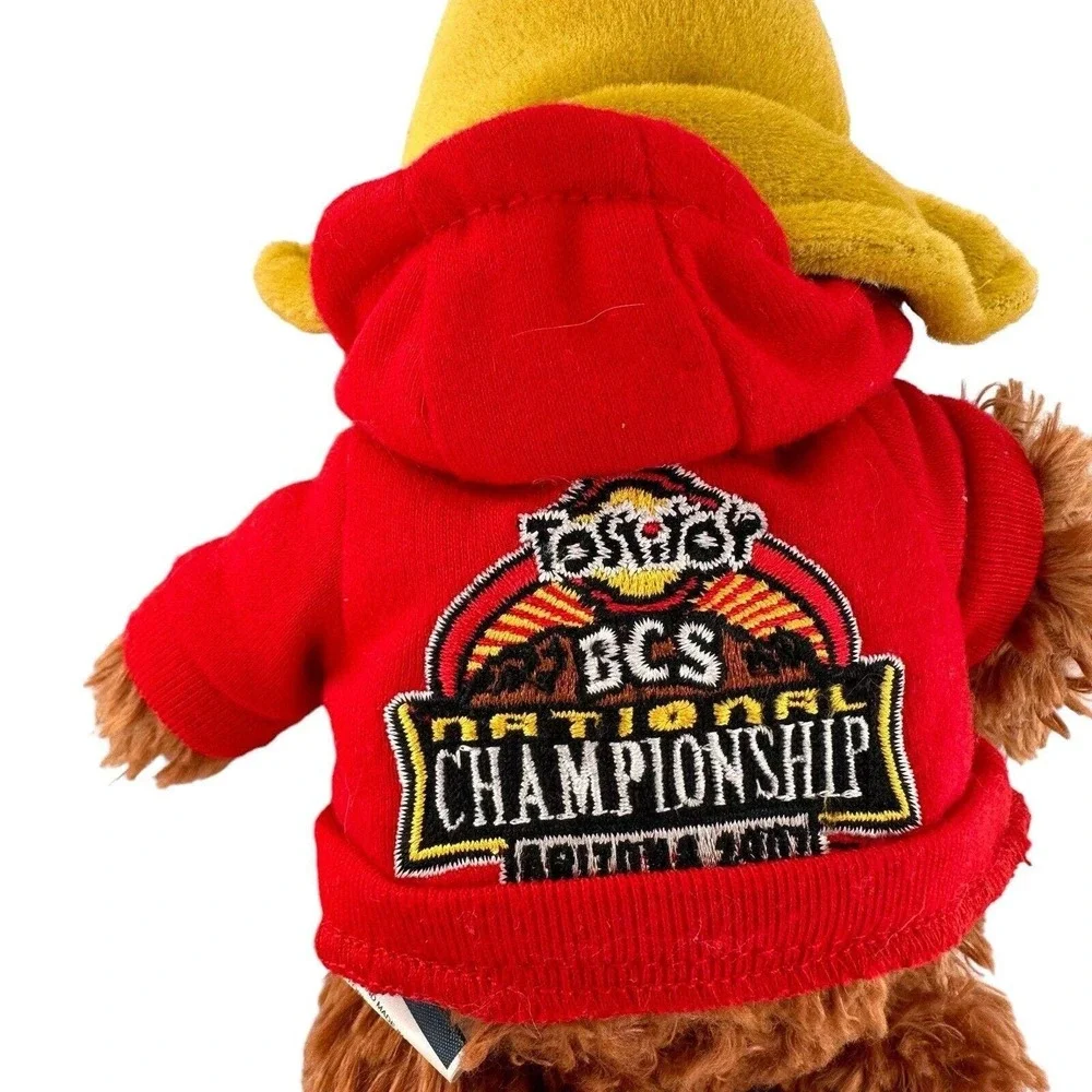 Ohio State Plush Teddy Bear Hat Hoodie BCS National Championship Tostitos 2007‎